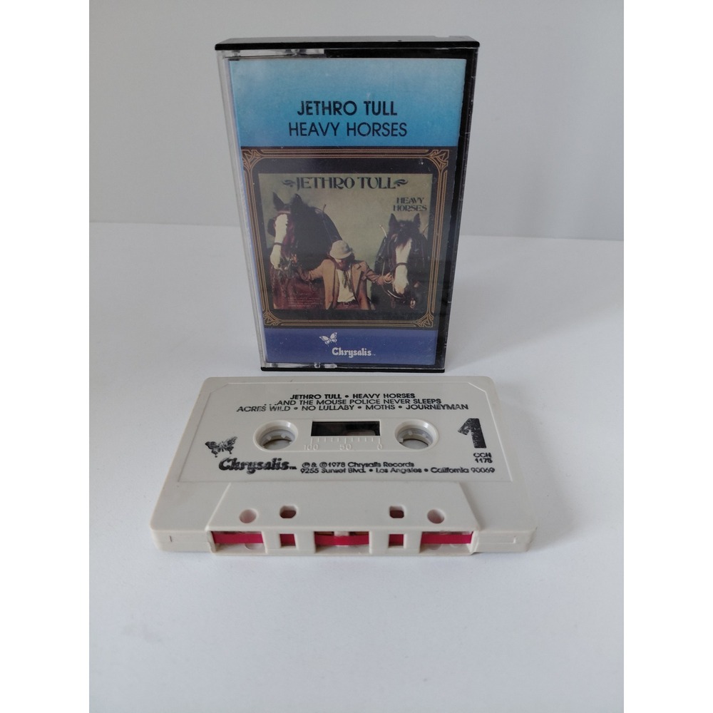 Jethro Tull Heavy Horses Cassette Tape 1978 Chrysalis Records CCH 1175 Vintage